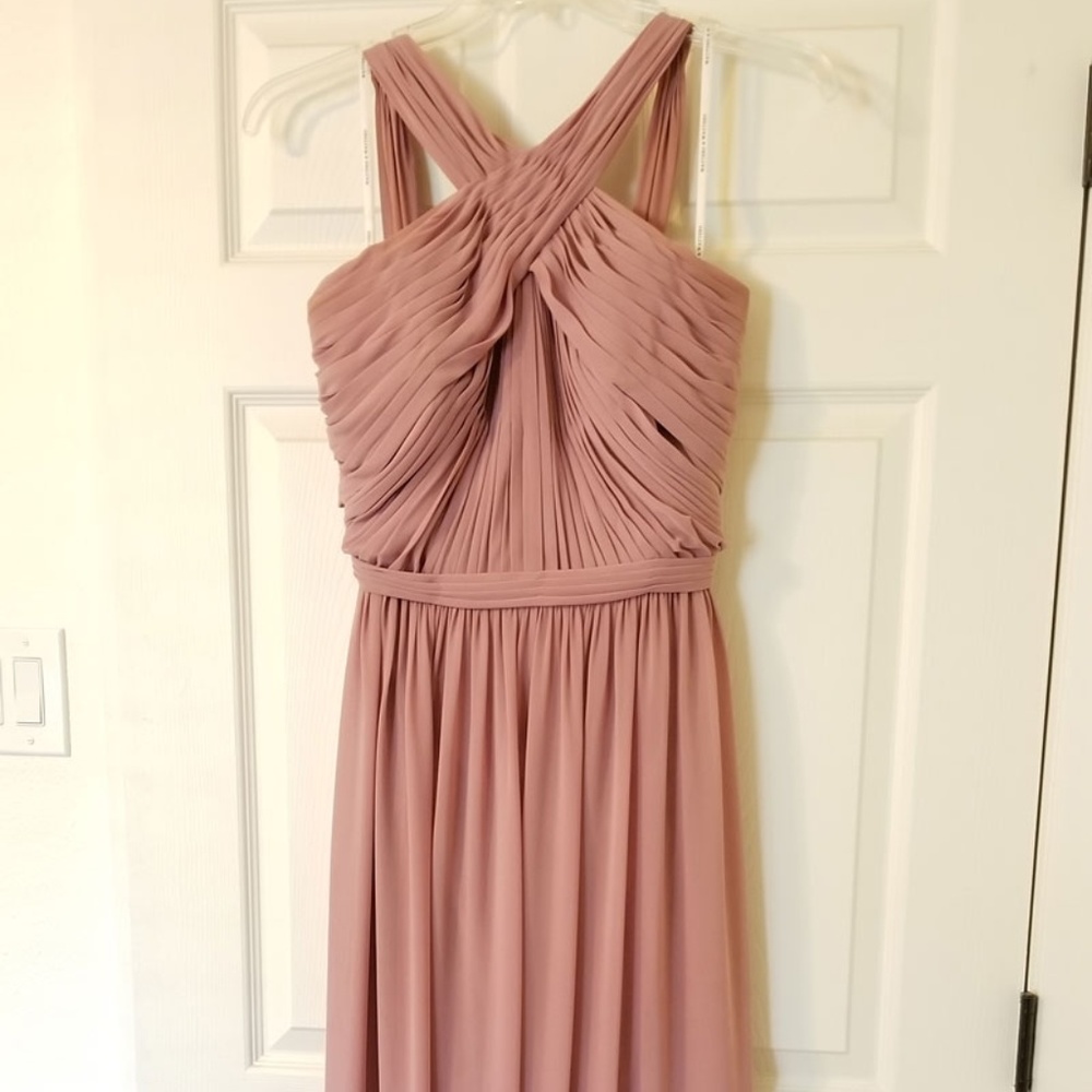 Watters Micah Bridesmaid Dress in Morganite